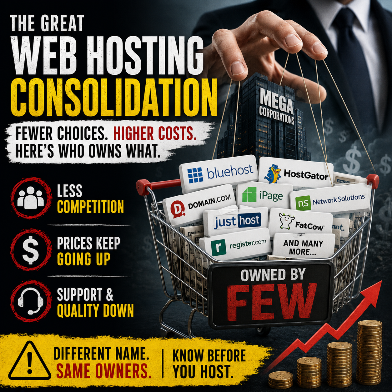 Web Hosting Costs Rising