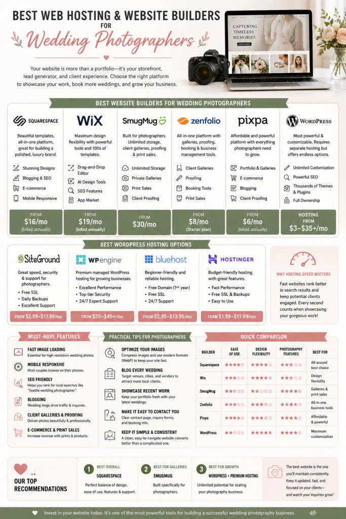 Wedding Hosting Infographic